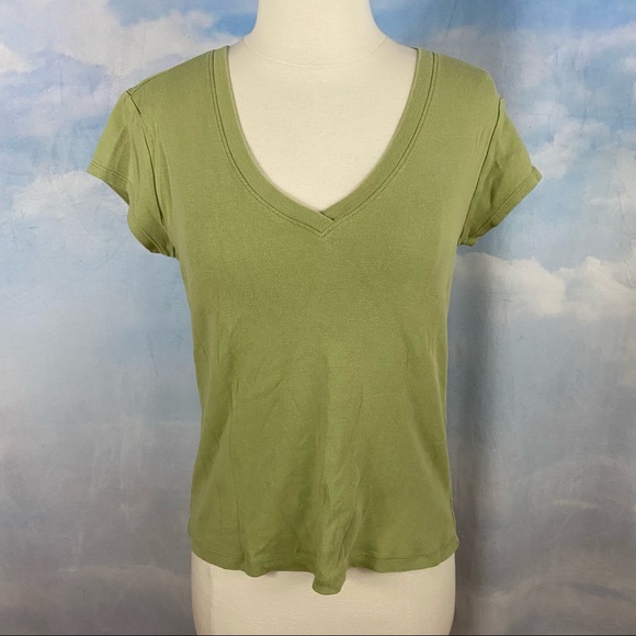 Old Navy Perfect Fit Tee Green Size Medium - Picture 1 of 3